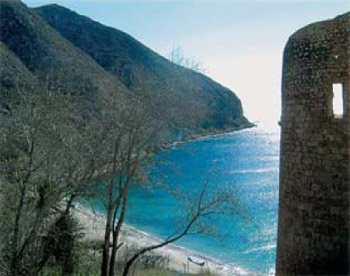 vista del mar